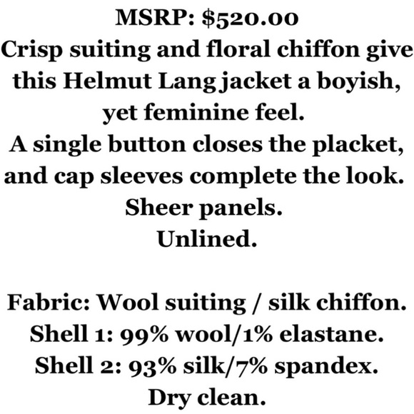 Helmut Lang Vest Size M - Picture 4 of 4